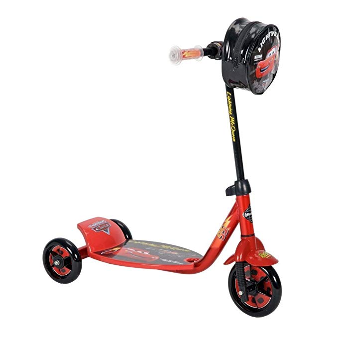 New Lightning McQueen CARS Scooter - Preschool 3 Wheeled Scooter by Disney Pixar Cars - HUFFY