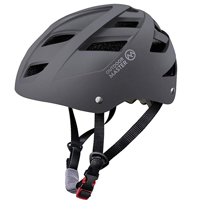 OutdoorMaster Multisport Helmet for Child & Youth - Adjustable Size & Washable Lining - 21 Vents Ventilation System