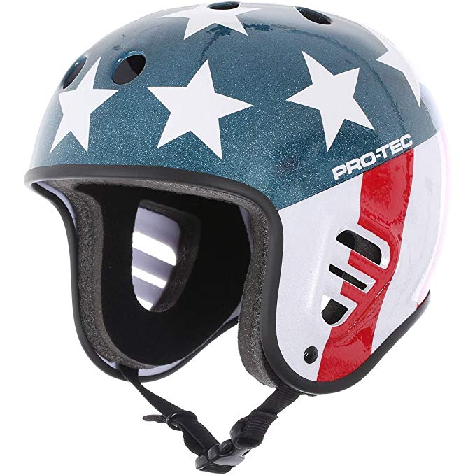 Pro Tec Full Cut Easy Rider Helmet - Black - SM