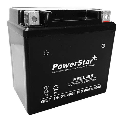 PowerStar YTX5L-BS Scooter Battery for KYMCO Agility 50 50CC 09