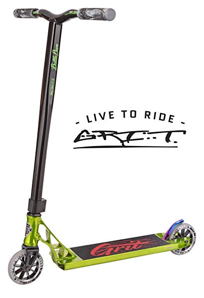 Grit Tremor Pro Scooter - Stunt Scooter - Trick Scooter - Expert Level Pro Scooter - For Kids Ages 10+ and Heights 5.0ft-6.5+ft