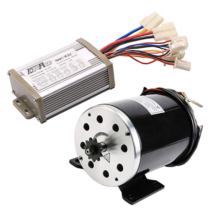 TDPRO JCMOTO 36v 800w Brushed Speed Motor Controller Set Electric Scooter Go Kart Bicycle e Bike Tricycle Moped