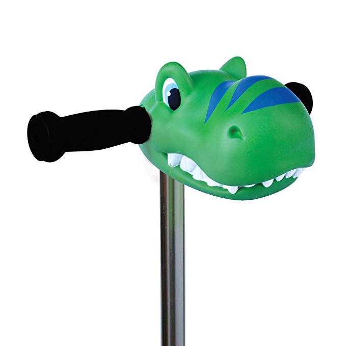 Scootaheadz Kids Dinosaur and Horses T-Bar Kick Scooter Accessory Toy,Danny Dino Green Toy