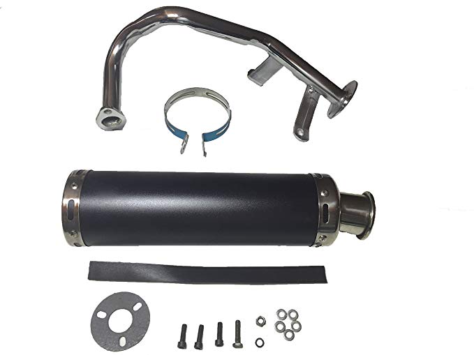 PERFORMANCE EXHAUST MUFFLER 50CC 80CC 100CC GY6 SCOOTER PEACE MOPED ATV