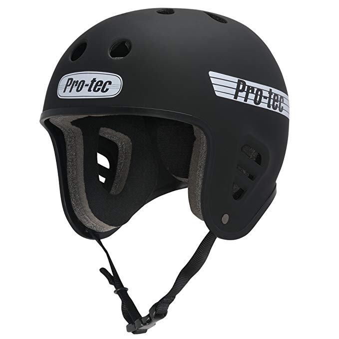 PROTEC Original Full Cut Helmet, Satin Black, X-Large