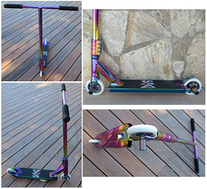 DIS Slick Custom Pro Complete Scooter Professionally Assembled (Neochrome)