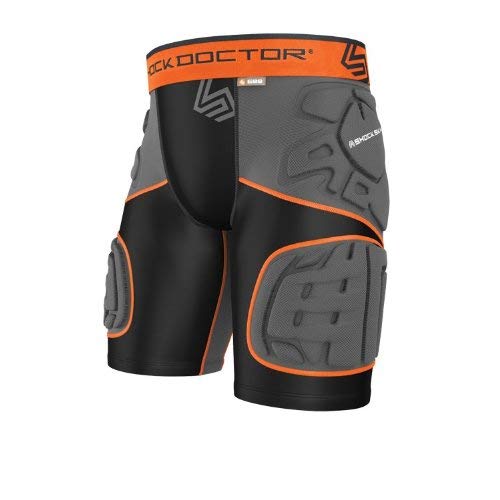 Shock Doctor Youth Ultra Shockskin 5-Pad Extended Thigh Impact Shorts
