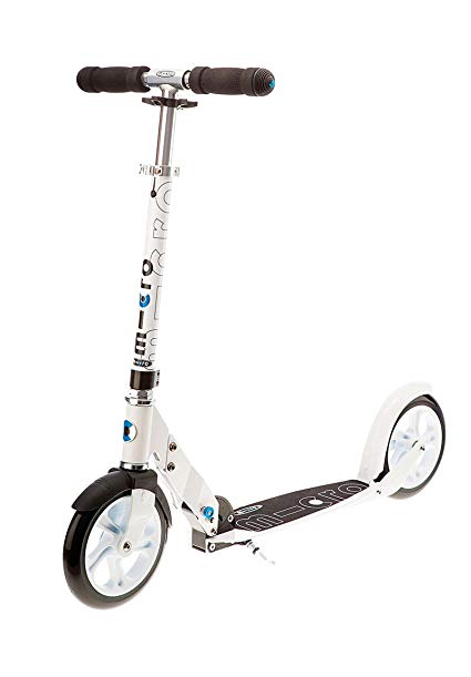 Micro White & Black Adult Scooters