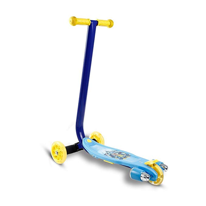 Mini Kids Kick Scooter,Adjustable T-Bar 3 Wheel Scooter with Music and LED Light for Children[US STOCK]