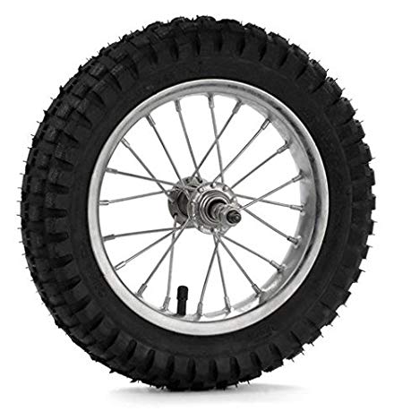 AlveyTech Front Wheel Assembly for the Razor MX350 (Versions 9+) and MX400 (Versions 1+)