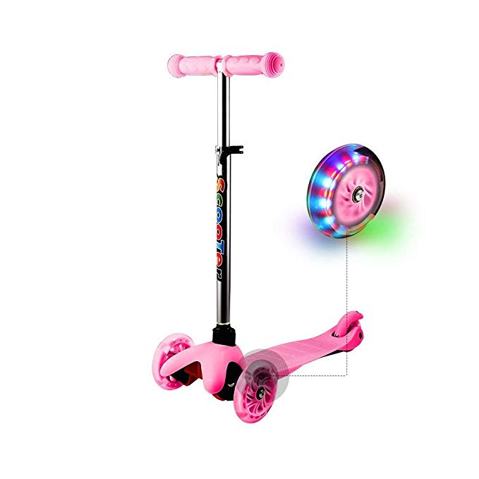 Mabay Kick Scooter 3 Wheel Scooter Adjustable Folding Alloy for Boys/Girls Children