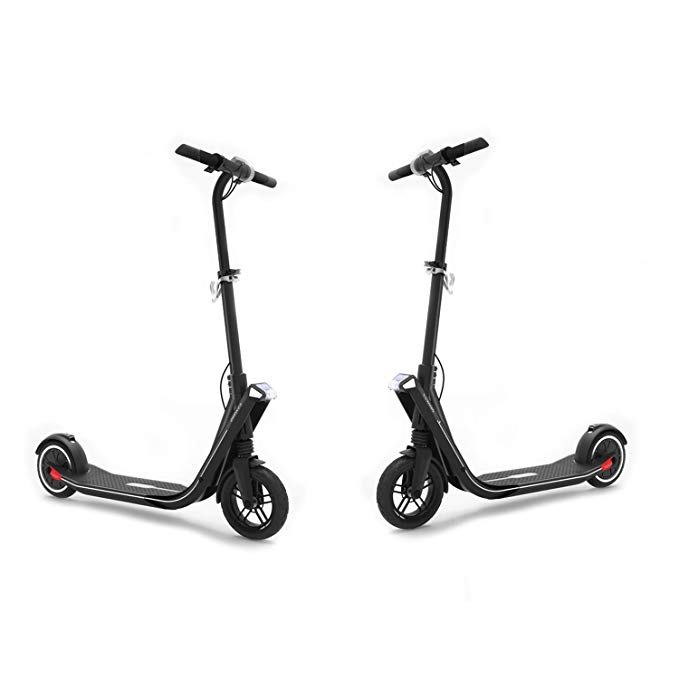 ESWING Kick Scooter Electric Scooter, 12.4 Mile Remote Battery,with Maximum Speed of 15.5 MPH,Easy-to-Fold Lightweight Adult Electric Scooters (Silver)