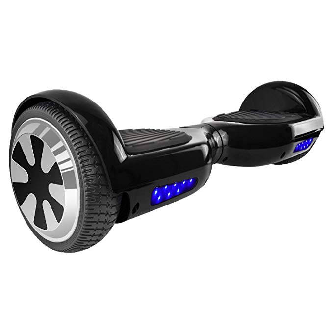 King Sports Electric Smart Self-Balancing Hoverboard w/Bluetooth Speaker Powered by Li+ Battery, UL2722 Certified - Black