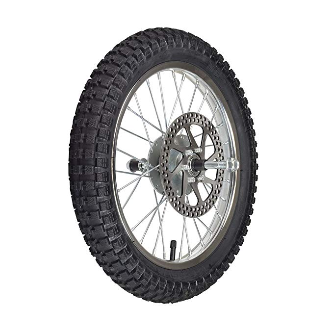 AlveyTech Front Wheel Assembly for Razor MX500 and MX650