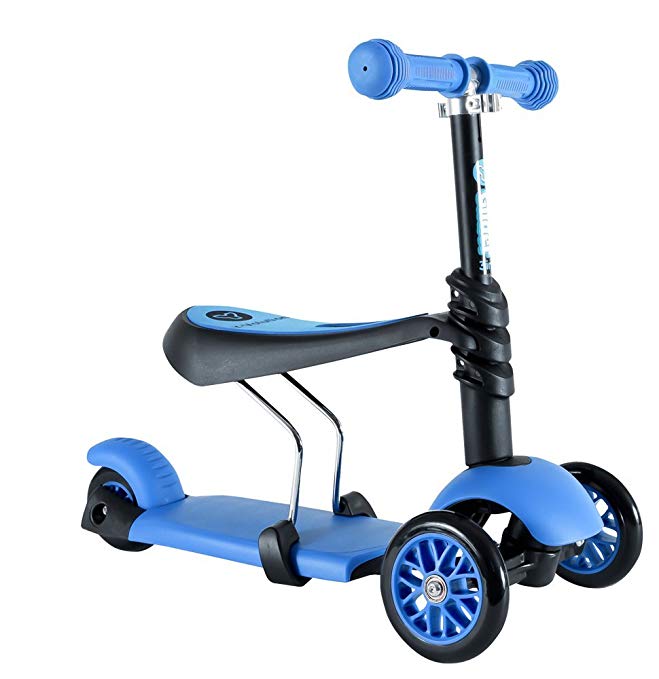 Yvolution Y Glider 3in1 Kids Kick Scooter Ride On