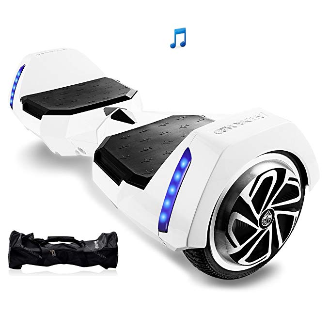 AlienBoard UL2272 Certified Hoverboard Batwings with Bluetooth, Samsung Cell Battery and LED Lights