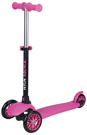 High Bounce Max Glider Deluxe Durable Folding Scooter T-bar Adjustable Handle