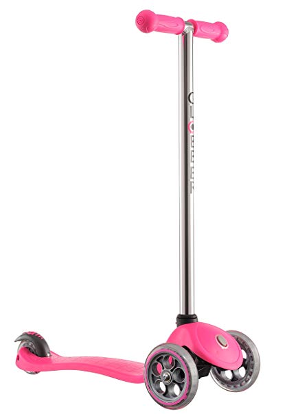 Globber 3 Wheel Fixed Scooter (Pink/Chrome)