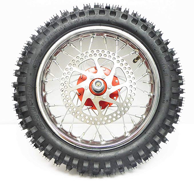 SX500 Front Wheel w/Red Hub Complete