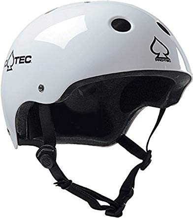 Protec (Cpsc) Classic Gloss White-XXL Helmet