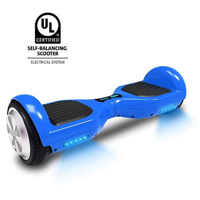 VEEKO Hoverboard Self Balancing Hoverboard UL 2272 Certified with Front LED Indicate Light Multi-Color Optional Fast Charge Battery