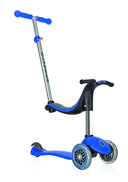 Globber Evo 3 Wheel 4-in-1 Convertible Scooter (Blue)