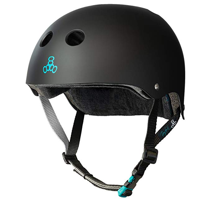 Triple 8 Tony Hawk Signature Model THE Certified Sweatsaver Helmet for Skateboarding, BMX, Roller Skating and Action Sports